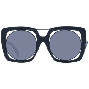Yohji Yamamoto Sonnenbrille YY7009 53002 – Frontansicht mit Monel Rahmen und Grau Gläsern