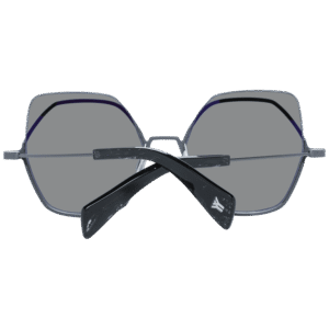 Rückansicht der Yohji Yamamoto Sonnenbrille YY7031 52031 – Metall & Kunststoff Rahmen