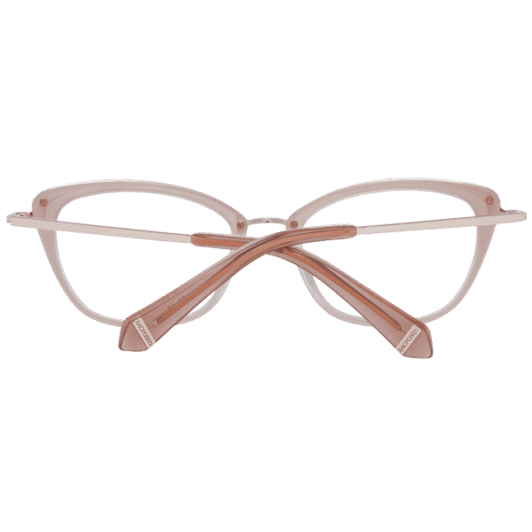 Frontansicht der Zac Posen Brille ZESH 49BH – Rahmen Zellulose Azetat & Edelstahl