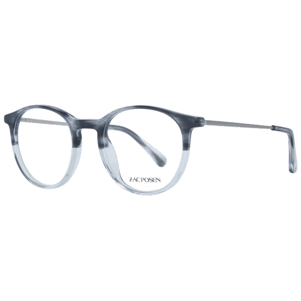 Zac Posen Brille ZRAN 50NV – 45° Seitenansicht Zac Posen )} Brille ZRAN 50NV in Grau