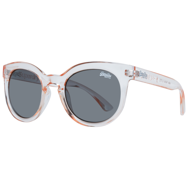 Superdry Katzenaugen Sonnenbrille SDS Hara 51172 in Transparent – 45° Seitenansicht