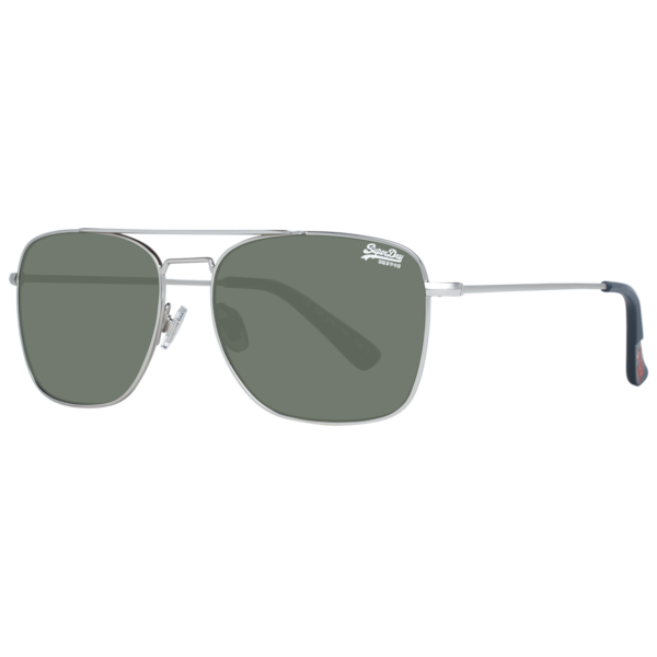 Superdry Rechteck Sonnenbrille SDS Trident 55002 in Gunmetal – 45° Seitenansicht