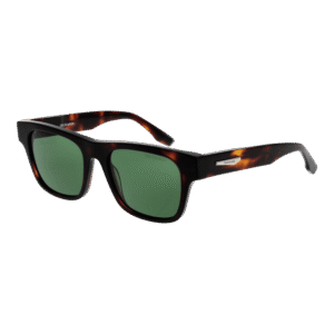 Trussardi Quadrat Sonnenbrille TSM9005 52G21 in Braun – 45° Seitenansicht