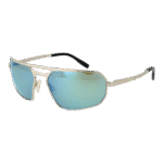 Serengeti Geometric Sonnenbrille SS570006 in Silber – 45° Seitenansicht
