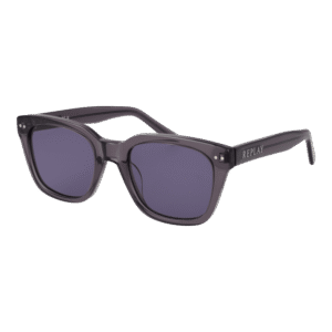 Replay Quadrat Sonnenbrille RY664S 52R02 in Grau – 45° Seitenansicht