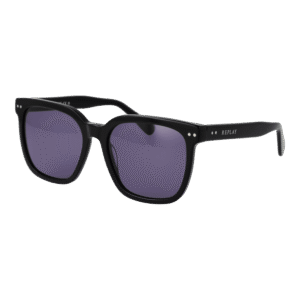Replay Quadrat Sonnenbrille RY667S 56R01 in Schwarz – 45° Seitenansicht