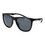Skechers Quadrat Sonnenbrille SE6118 5701D in Schwarz – 45° Seitenansicht