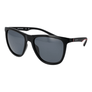 Skechers Quadrat Sonnenbrille SE6118 5701D in Schwarz – 45° Seitenansicht