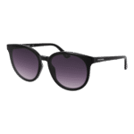 Skechers Rund Sonnenbrille SE6124 6501B in Schwarz – 45° Seitenansicht