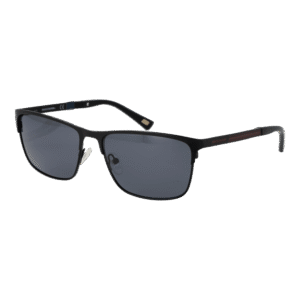Skechers Rechteck Sonnenbrille SE6135 5702D in Schwarz – 45° Seitenansicht
