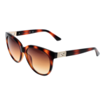 Guess Rund Sonnenbrille GU7850 5653F in Braun – 45° Seitenansicht