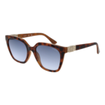 Guess Trapez Sonnenbrille GU7870 5553W in Braun – 45° Seitenansicht