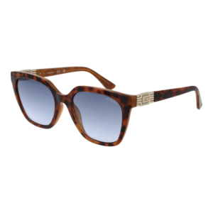 Guess Trapez Sonnenbrille GU7870 5553W in Braun – 45° Seitenansicht