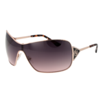 Guess Monoscheibe Sonnenbrille GU7876 0028B in Rosegold – 45° Seitenansicht