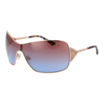 Guess Monoscheibe Sonnenbrille GU7876 0032F in Gold – 45° Seitenansicht