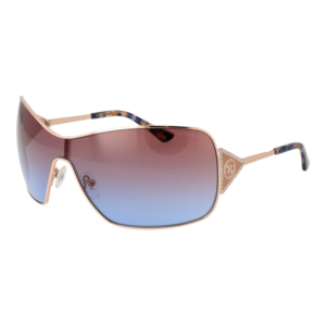 Guess Monoscheibe Sonnenbrille GU7876 0032F in Gold – 45° Seitenansicht