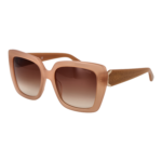 Guess Quadrat Sonnenbrille GU7889 5357F in Beige – 45° Seitenansicht