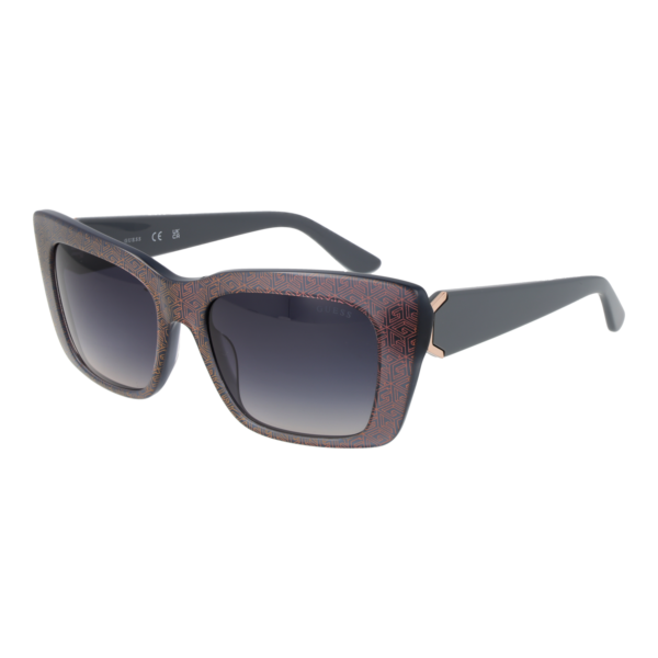 Guess Rechteck Sonnenbrille GU7890 5520B in Mehrfarbig – 45° Seitenansicht