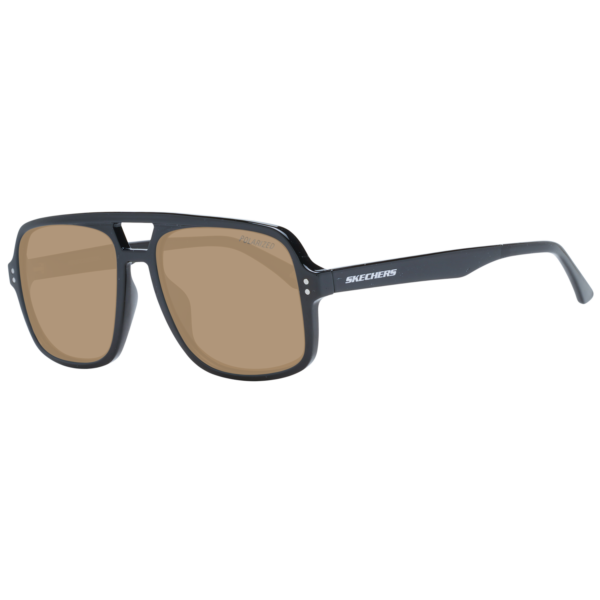 Skechers Pilotenbrille Sonnenbrille SE6269 5601H in Schwarz – 45° Seitenansicht