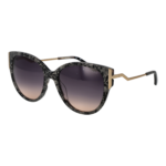 Marciano by Guess Schmetterling Sonnenbrille GM0834 5620B in Schwarz – 45° Seitenansicht