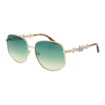 Marciano by Guess Rund Sonnenbrille GM00003 5932P in Gold – 45° Seitenansicht