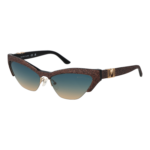 Marciano by Guess Katzenaugen Sonnenbrille GM00006 5905W in Schwarz – 45° Seitenansicht