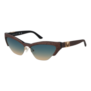 Marciano by Guess Katzenaugen Sonnenbrille GM00006 5905W in Schwarz – 45° Seitenansicht