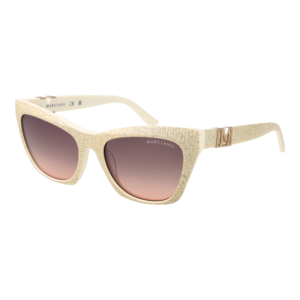 Marciano by Guess Katzenaugen Sonnenbrille GM00008 5425F in Creme – 45° Seitenansicht