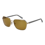 Guess Rechteck Sonnenbrille GU00117 5932E in Gold – 45° Seitenansicht