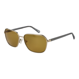 Guess Rechteck Sonnenbrille GU00117 5932E in Gold – 45° Seitenansicht