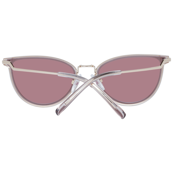 Rückansicht der Ana Hickmann Sonnenbrille HI9117 58T01 – Metall & Kunststoff Rahmen