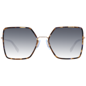 Ana Hickmann Sonnenbrille HIY3002 52G21 – Frontansicht mit Metall Rahmen und Grau Gläsern