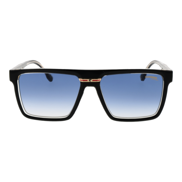 Carrera Sonnenbrille VICTORY C 03/S 587C508 – Frontansicht mit Eco Polyamid Rahmen und Blau Gläsern
