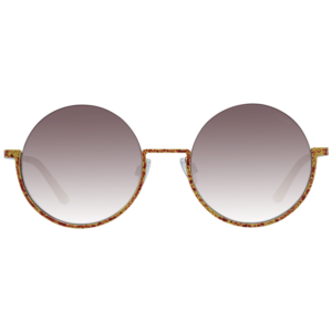 Comma Sonnenbrille 77175 5279 – Frontansicht mit Edelstahl Rahmen und Braun Gläsern