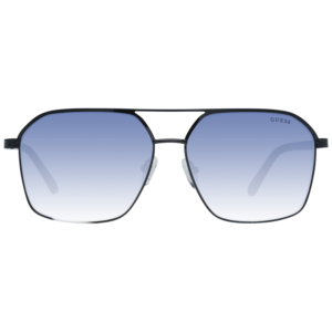 Guess Sonnenbrille GF5081 6001W – Frontansicht mit Metall Rahmen und Blau Gläsern