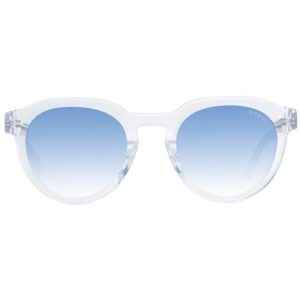 Guess Sonnenbrille GU00063 5026W – Frontansicht mit Kunststoff Rahmen und Blau Gläsern