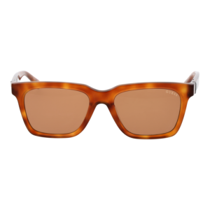 Guess Sonnenbrille GU00064 5356E – Frontansicht mit Kunststoff Rahmen und Orange Gläsern