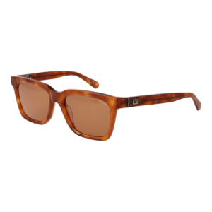 Guess Rechteck Sonnenbrille GU00064 5356E in Kupfer – 45° Seitenansicht