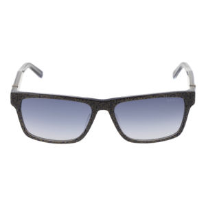 Guess Sonnenbrille GU00074 5592W – Frontansicht mit Kunststoff Rahmen und Blau Gläsern