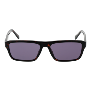 Guess Sonnenbrille GU00085 5552Y – Frontansicht mit Kunststoff Rahmen und Lila Gläsern