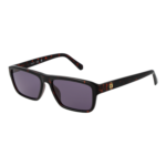 Guess Rechteck Sonnenbrille GU00085 5552Y in Braun – 45° Seitenansicht