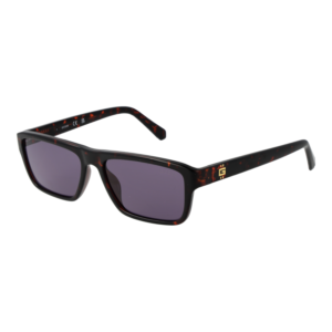 Guess Rechteck Sonnenbrille GU00085 5552Y in Braun – 45° Seitenansicht