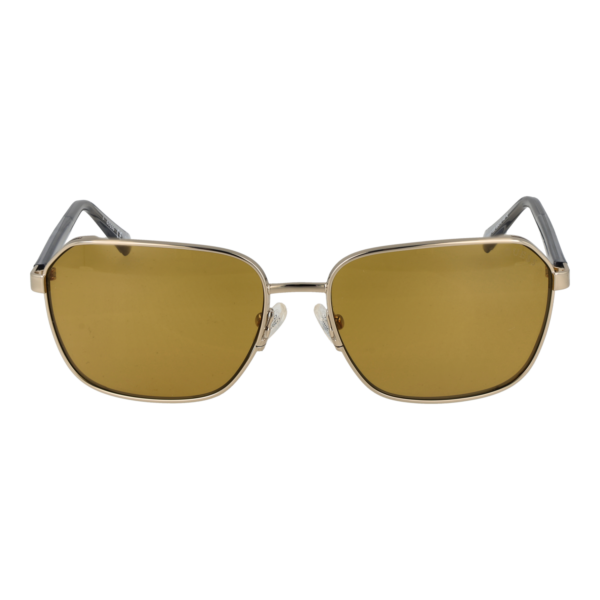 Guess Sonnenbrille GU00117 5932E – Frontansicht mit Metall Rahmen und Gelb Gläsern