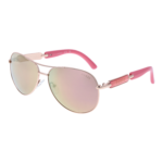 Guess Pilotenbrille Sonnenbrille GU7295 6028G in Rosé Gold – 45° Seitenansicht