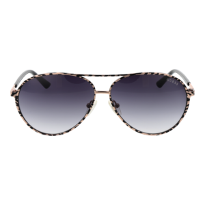 Guess Sonnenbrille GU7847 6028B – Frontansicht mit Metall Rahmen und Grau Gläsern