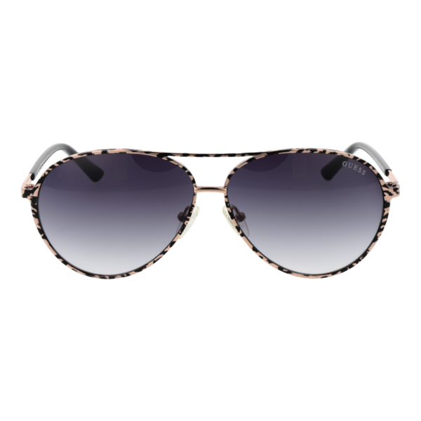 Guess Sonnenbrille GU7847 6028B – Frontansicht mit Metall Rahmen und Grau Gläsern