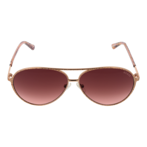 Guess Sonnenbrille GU7847 6028F – Frontansicht mit Metall Rahmen und Burgunder Gläsern