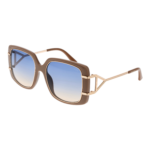 Guess Quadrat Sonnenbrille GU7854 5757W in Braun – 45° Seitenansicht