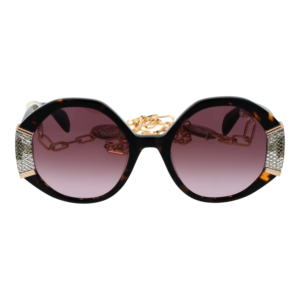 Guess Sonnenbrille GU7874 5452G – Frontansicht mit Azetat Rahmen und Braun Gläsern