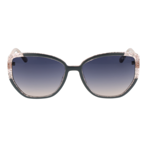 Guess Sonnenbrille GU7882 5520B – Frontansicht mit Kunststoff Rahmen und Blau Gläsern
